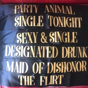 Bachelorette Sashes